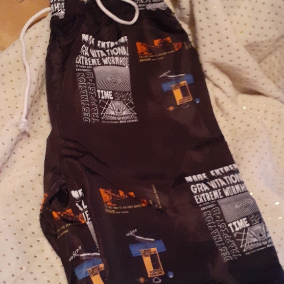 Letter graphic drawstring pants - Picture 3 of 6